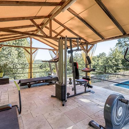 Rivaux Vila Avec, Piscine, Tennis.ヴィラ エクステリア 写真