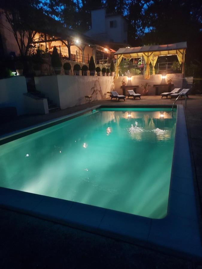 Rivaux Vila Avec, Piscine, Tennis.ヴィラ エクステリア 写真