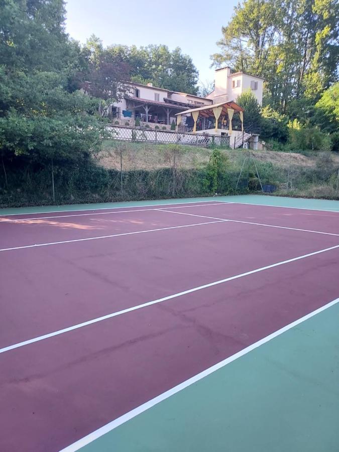 Rivaux Vila Avec, Piscine, Tennis.ヴィラ エクステリア 写真