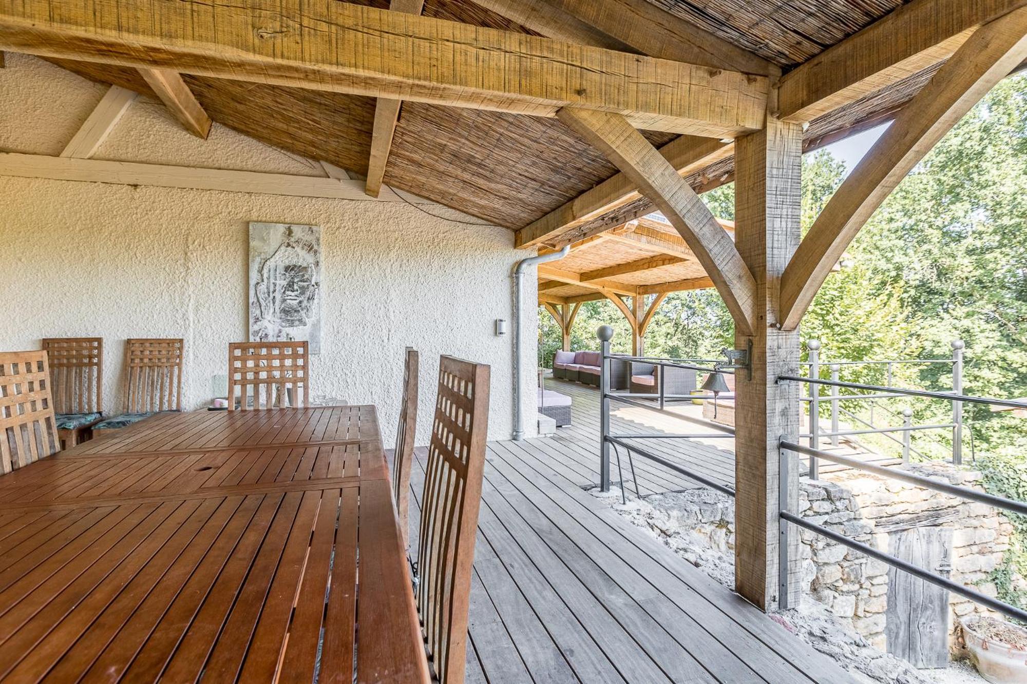 Rivaux Vila Avec, Piscine, Tennis.ヴィラ エクステリア 写真